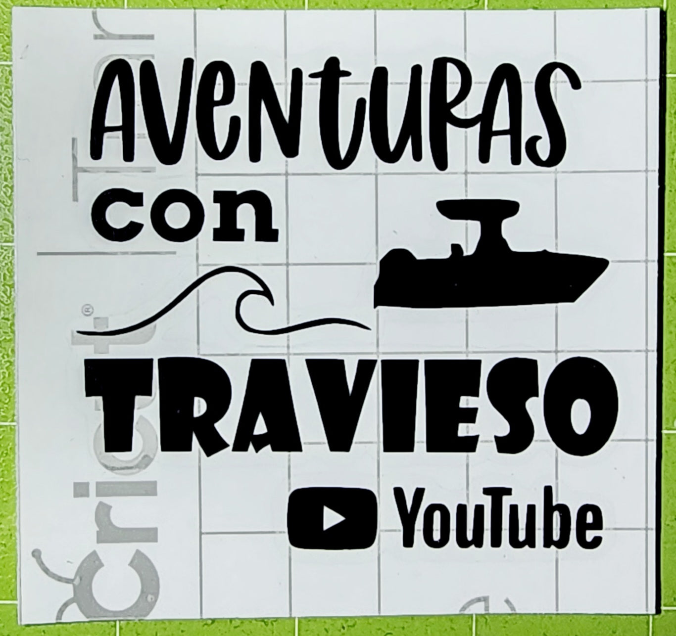 Aventuras Con Travieso Vinyl Sticker