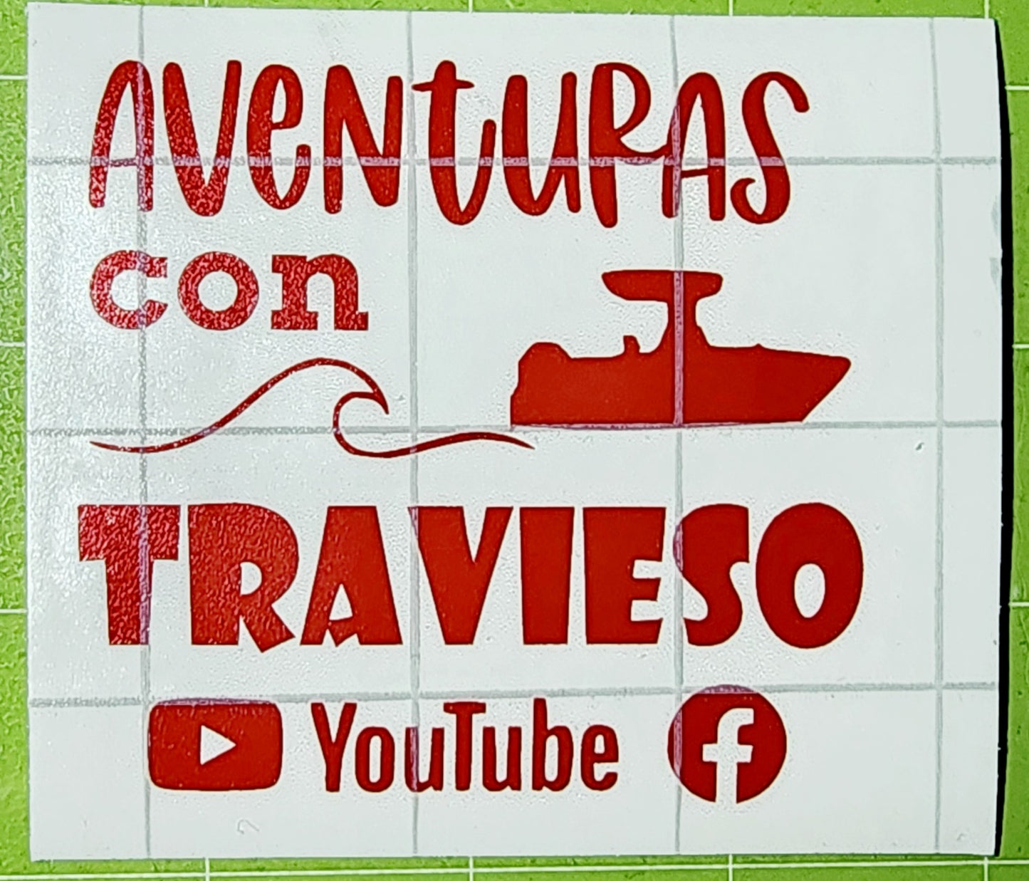 Aventuras Con Travieso Vinyl Sticker