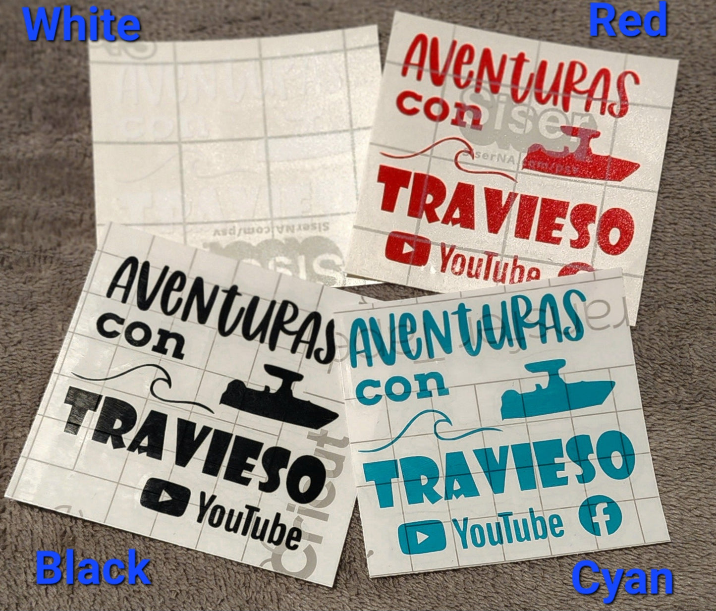 Aventuras Con Travieso Vinyl Sticker