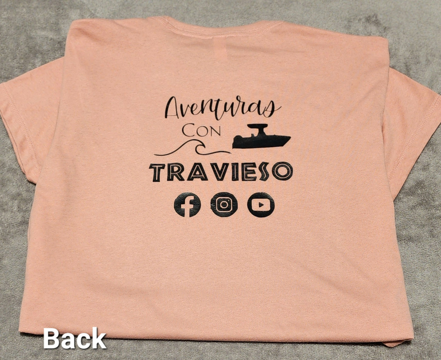 La Jefa Aventuras Con Travieso Ladies Shirt