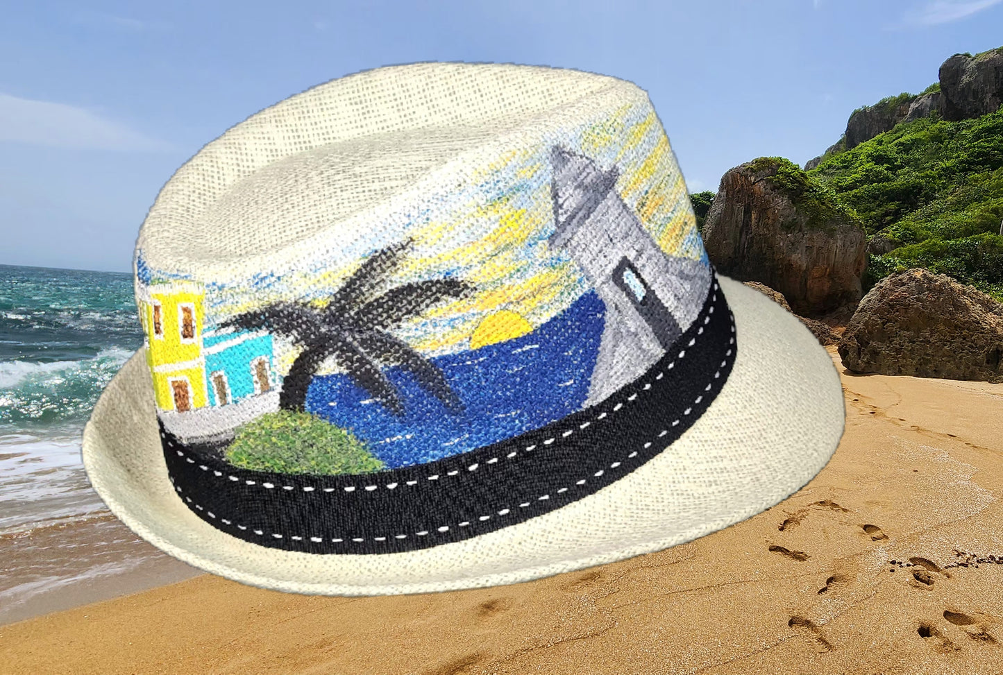 Breathable Curved Brim Sun Hat - Garita Design