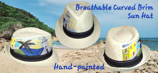 Breathable Curved Brim Sun Hat - Garita Design