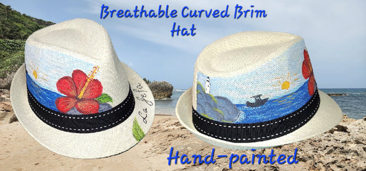 Chic Breathable Curved Brim Sun Hat - Amapola Design