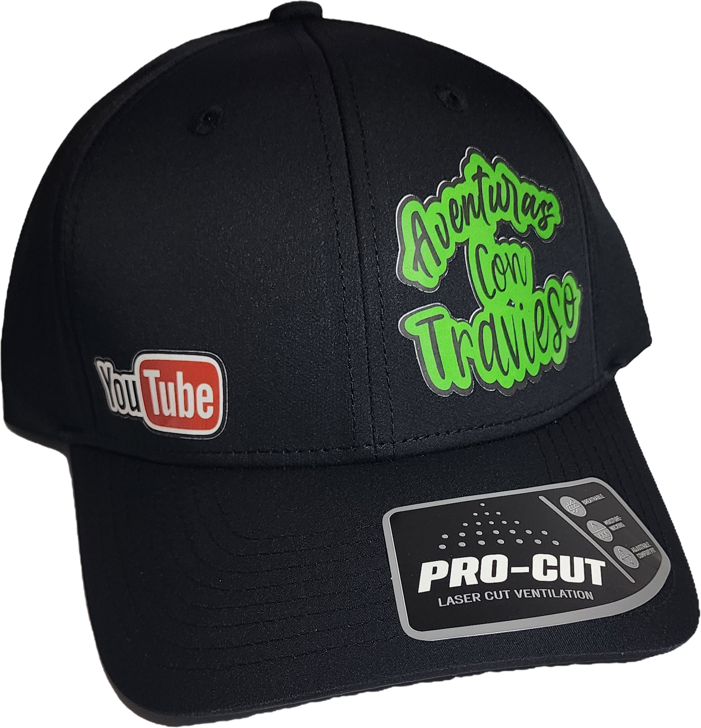 Aventuras Con Travieso Pro-Cut Adjustable Cap w/YouTube